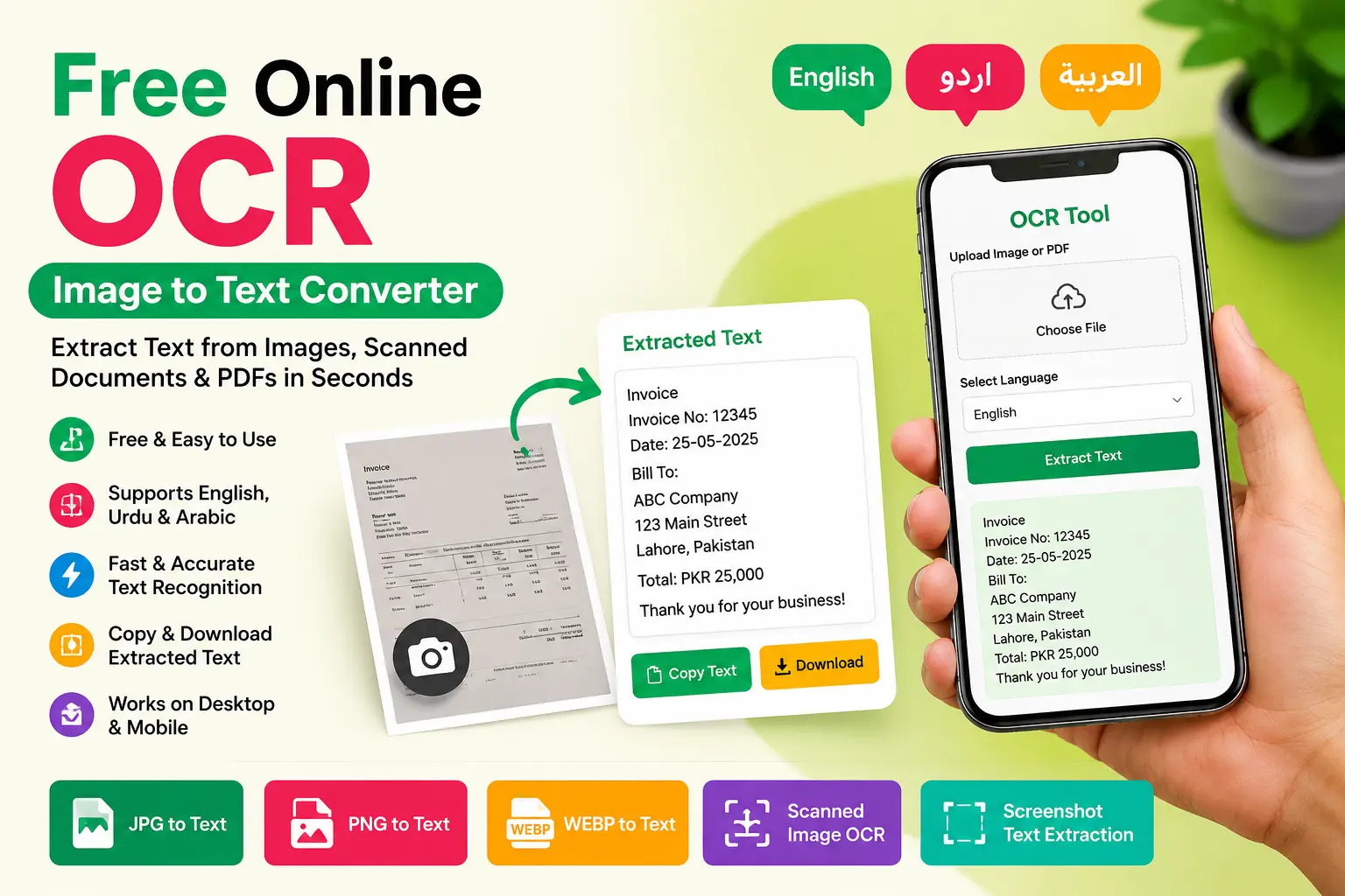 Online OCR Tool