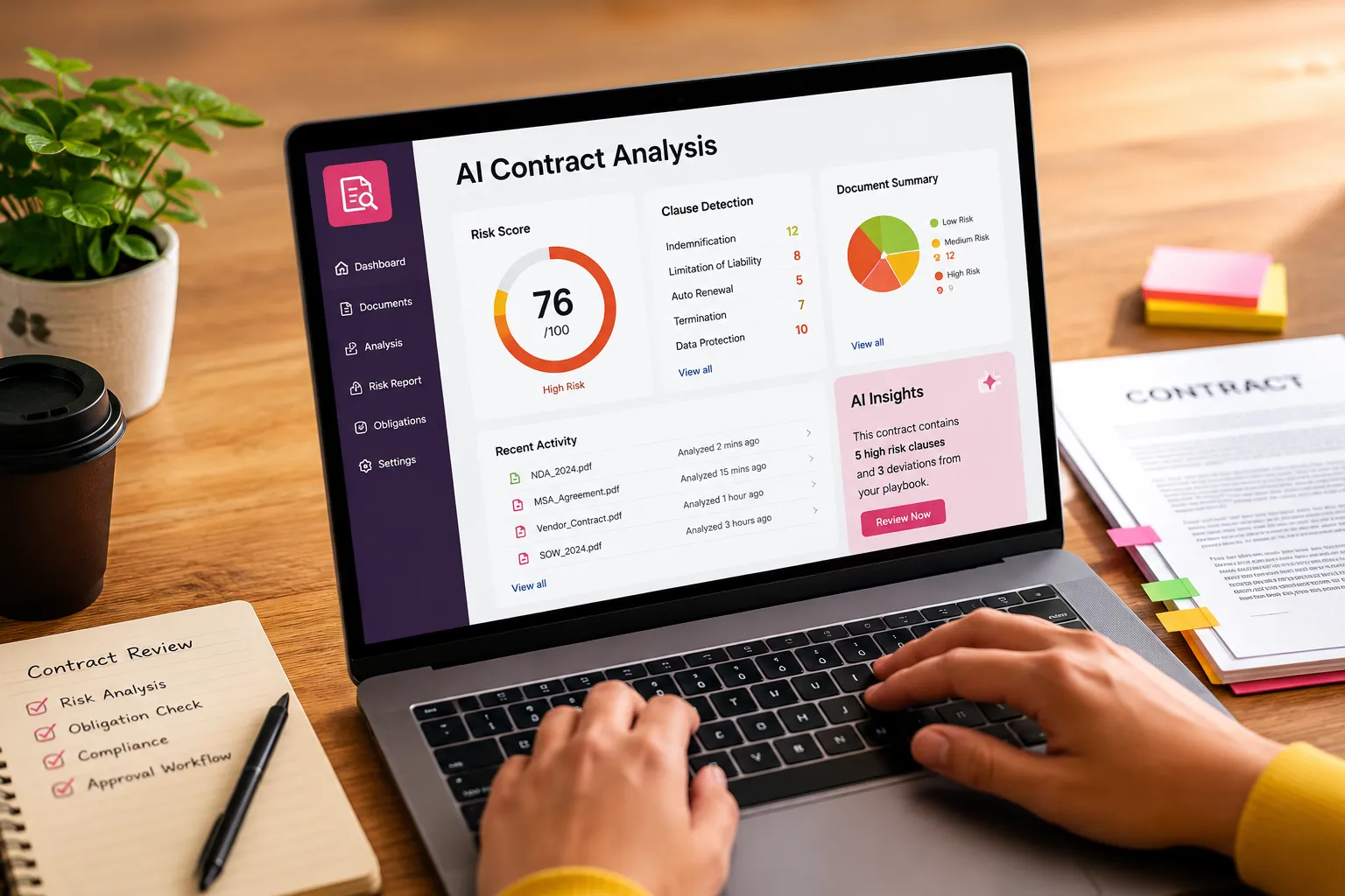 AI contract analysis software