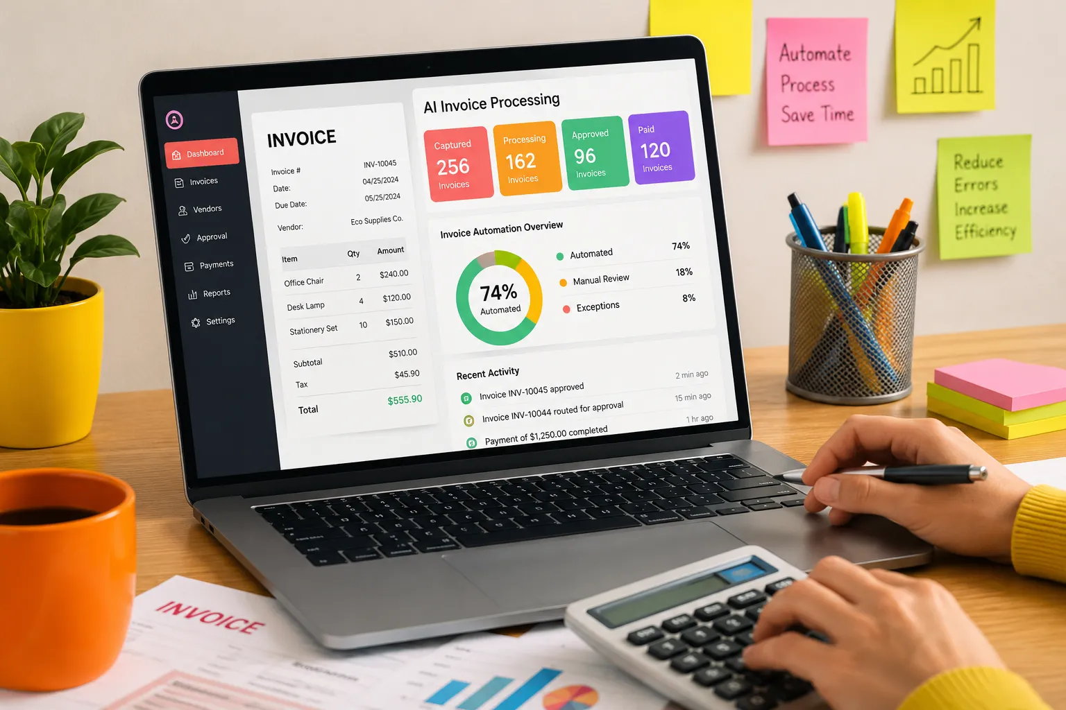 AI invoice processing software