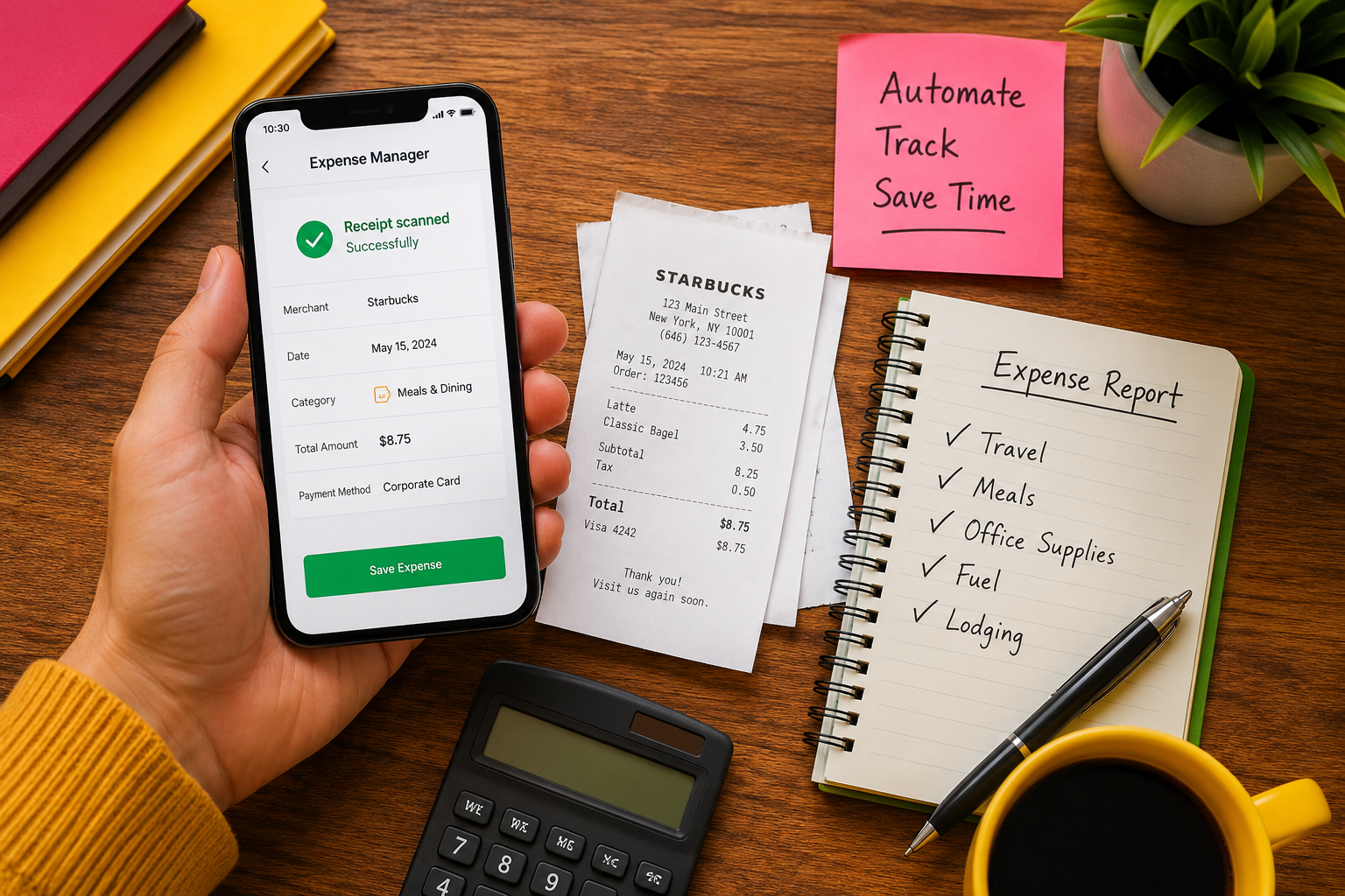 AI receipt scanner