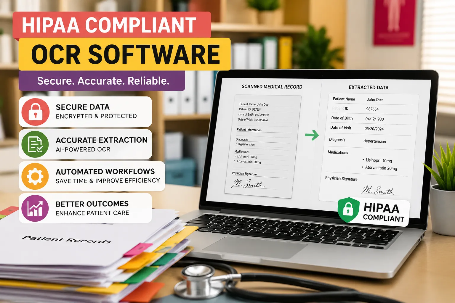 HIPAA compliant OCR software