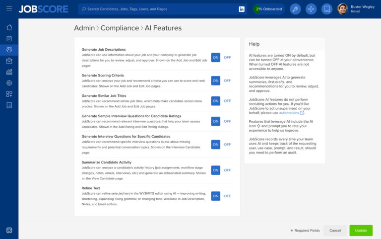 AI Integration Beta | JobScore