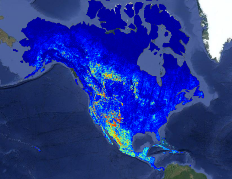Geospatial inference at planetary scale