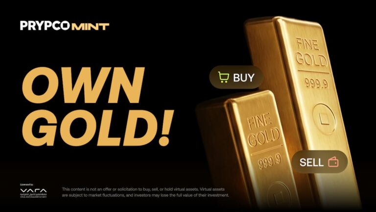 PRYPCO Mint Adds Tokenised Gold to its Real Estate Platform