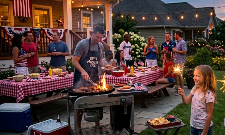 Fourth-of-July-cookout-sparklers