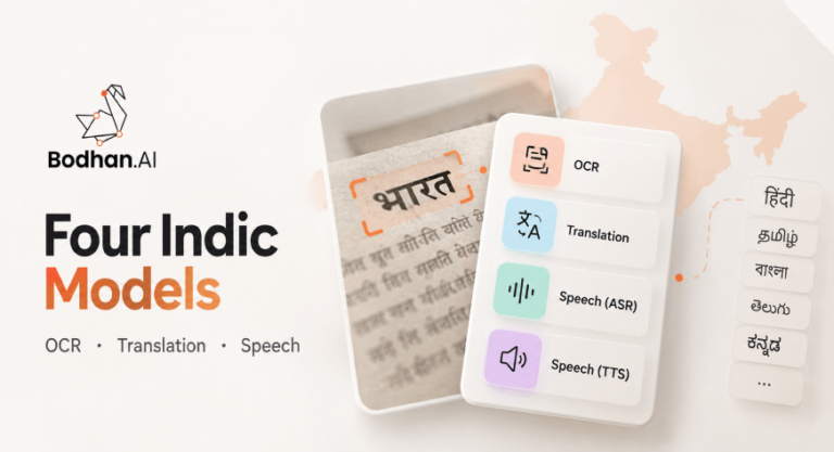 Bodhan AI Releases 4 New Open Models for Indian Languages