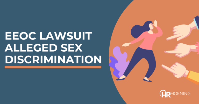 EEOC lawsuit alleged sex discrimination